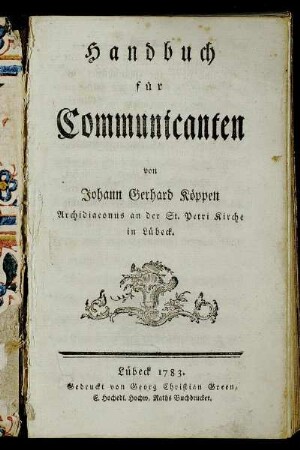 Handbuch für Communicanten