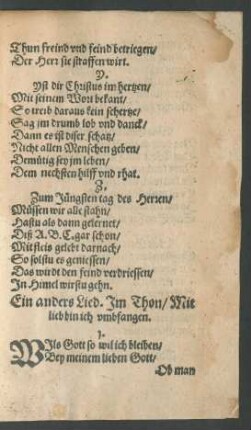 Ein anders Lied.