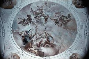 Glorie des heiligen Gotthard mit dem Genius von Niederalteich