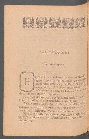Capítulo XIII - Una estratagema.