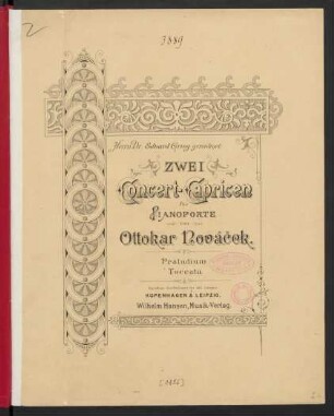 Zwei Concert-Capricen für Pianoforte