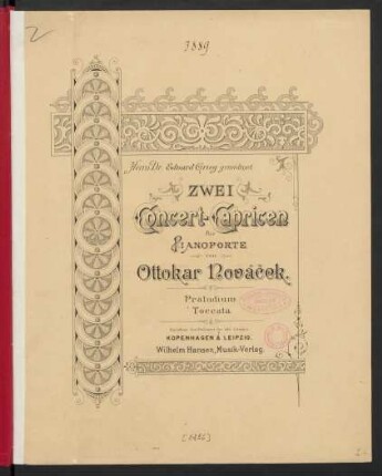 Zwei Concert-Capricen für Pianoforte