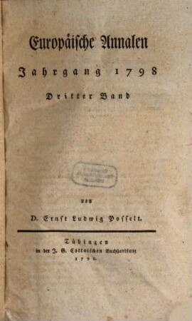 Europäische Annalen. 1798, 3/4