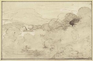 Bewaldete Gebirgslandschaft