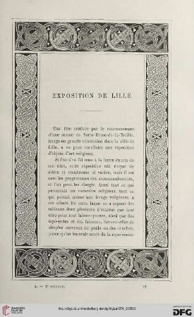 2. Pér. 10.1874: Exposition de Lille