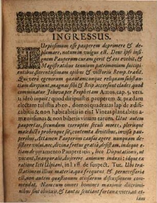 Disputatio inauguralis de juramento paupertatis