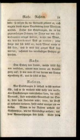 Rache - Rührung