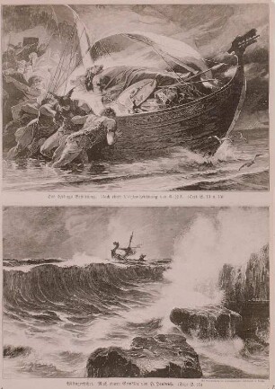 Wikingerschiffe, Illustration