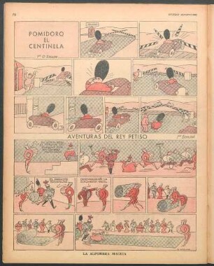 Aventuras del rey petiso [Cómic] : La alfombra mágica