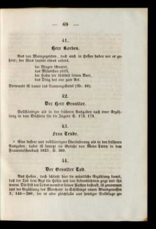 42. Der Herr Gevatter.