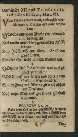 Dominica XII. post Trinitatis ...