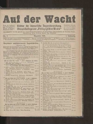 Verzeichnis empfehlenswerter Jugendschriften