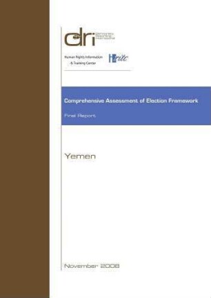 Comprehensive assessment of election framework : Yemen