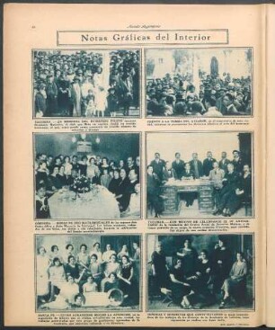 Notas gráficas del Interior - [Fotografías]