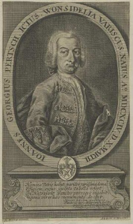 Bildnis des Ioannes Georgius Pertsch