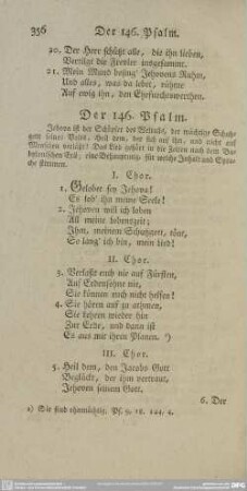 Der 146. Psalm