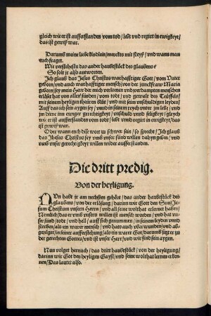 Die dritt predig.