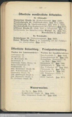 Öffentliche wundärztliche Hilfsstellen