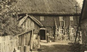 Bauernhof in Weißkollm : Stary burski statok w Běłym Chołmcu