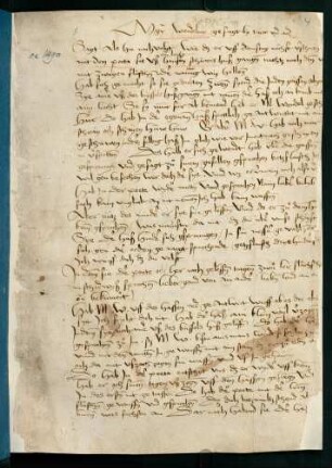 [Nr. 1,1]: Zeugenaussagen: Schlaghandel des "poeta" Heinrich Bebel (1503)
