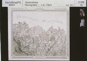 Topographischer Atlas des Königreichs Sachsen (Oberreitscher Atlas 1819-1860, Umdruckausgabe); Bautzen