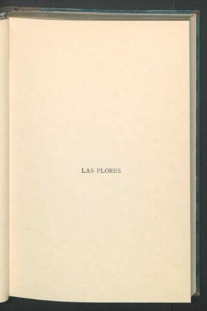 Las flores