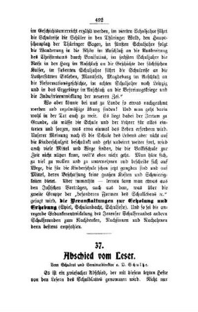 Abschied vom Leser