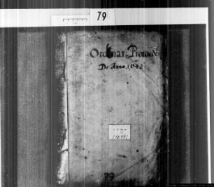 Ratsprotokolle des Jahres 1649