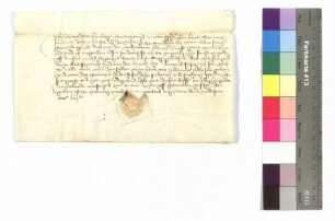 Horneck von Hornberg, Amtmann zu Weinsberg, bekennt eine Schuld über 50 fl gegen Kraft von Hohenlohe.