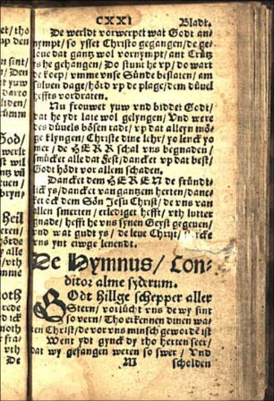 De hymnus / Conditor alme syderum.