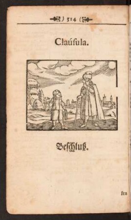 Clausula. Beschluß.
