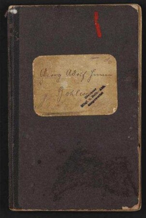 Georg Adolf Hermann Bohlen - Deutsches Reich Seefahrtsbuch Nr. 279