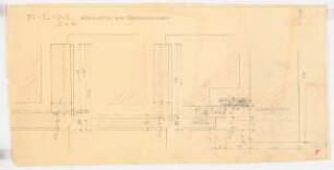 Reichsluftfahrtministerium, Berlin: Wandgestaltung Q4R (Türumrahmungen): Details [1:20, 1:1]