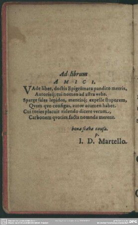 Ad librum Amici