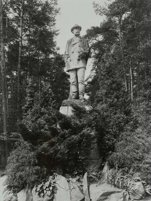 Denkmal für König Albert von Sachsen : Klotzsche (Dresden-Klotzsche). Dresdner Heide. Denkmal für König Albert von Sachsen (1828-1902)