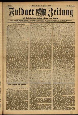 Ausgabe vom Mittwoch, den 30. Januar 1895.