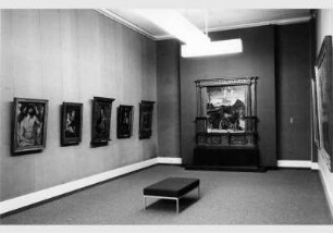 Aufstellung der Gemäldegalerie im Bruno-Paul-Bau in Berlin-Dahlem