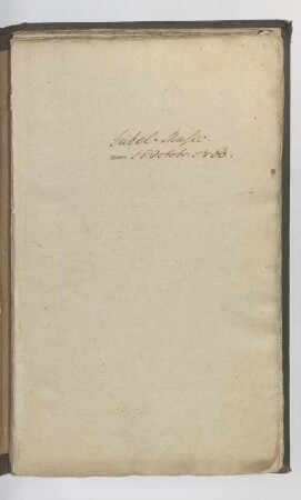 Jubel=Music. vom 16. Octobr. 1760. [Die dicken Wolken scheiden sich]