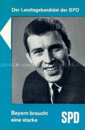 Wahlwerbung der SPD zu den Landtags- und Bezirkstagswahlen in Bayern 1966