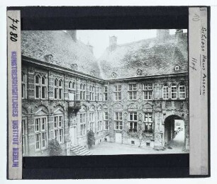 Lippetal-Lippborg, Schloss Haus Assen : Außenansicht, Hof
