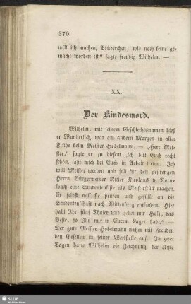 XX. Der Kindesmord