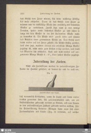 Zubereitung der Farben