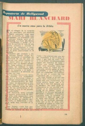 Mari Blanchard - un nuevo caso para la Biblia : Repostería de Hollywood
