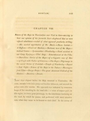 Chapter VIII. Return of the Raja to Tassisudon ...