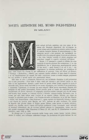 Ser.2: Novità artistiche del Museo Poldi-Pezzoli in Milano
