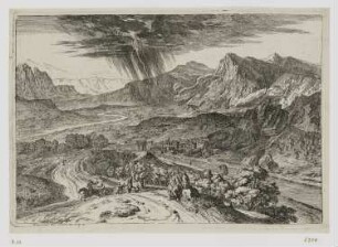 Sturm, Blatt 8 der Folge "Horizontale Landschaften"