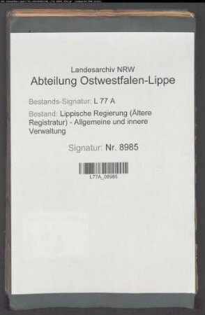 Förderung des Landgestüts und der Pferdezucht, Bd. 15
