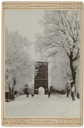 Das Gröpertor im Winter ("Wittstock, Meyenburg und Umgebung")