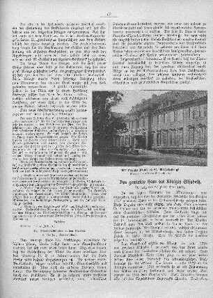 Das gemietete Haus der Königin Elisabeth
