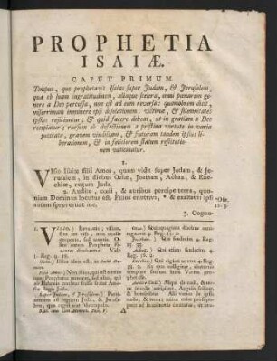 1-241, Prophetia Isaiae